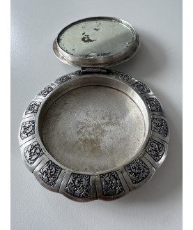 Burmesischer Make-up-Spiegel mit Buddha – Sil-0237