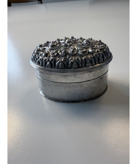 Antique Burmese silver box...