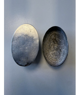 Antike burmesische Silberdose mit klassischem Muster – Sil-0260