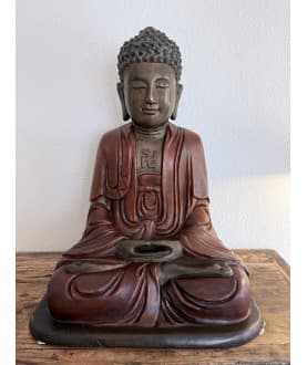 Large Bronze Buddha with...