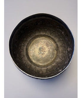 Stor Sølvskål fra Mandalay med Royale Motiver – Sil-0268