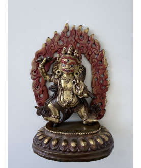 Vajrapani Bodhisattva i lueforgyldt bronze – Nepal/Bhutan, ca. 1900 - AND314