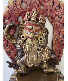 Vajrapani Bodhisattva i lueforgyldt bronze – Nepal/Bhutan, ca. 1900 - AND314