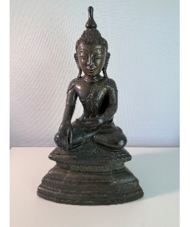 Shan Buddha aus Bronze – Burma, 18. Jahrhundert, 46 cm - BR363