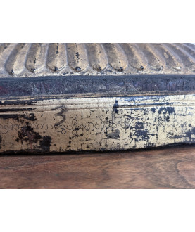 Shan Buddha aus Holz – teilvergoldet, Burma, 19. Jahrhundert, 65 cm - T149