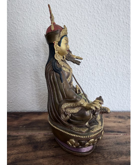 Padmasambhava Guru Rinpoche in Bronze – Nepal/Bhutan, Early 20th Century - AND315