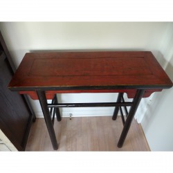 Seltenes Altartisch aus der Qing-Dynastie aus Ulme - M-035