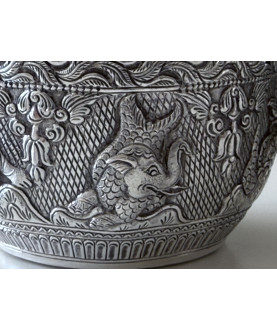 4 Water Silver Bowls – Sil-0269