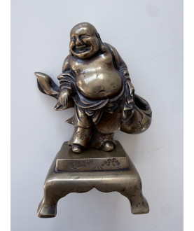 Happy Buddha – Kina, 1800-tallet, 12,5 cm - BR371