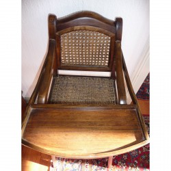 Chinese Elm High Chair from the Last Century - M-032