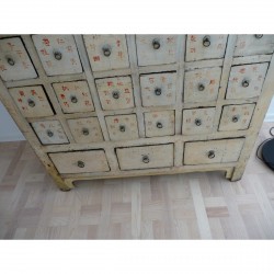 Antique Chinese Medicine Cabinet in Elm - M-027
