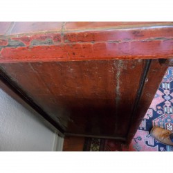 Antique Chinese Red Lacquer Wedding Cabinet - M-024