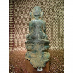 Früher ShBuddha aus Bronze ohne Usnisa – Burma, 17. Jahrhundert, 25 cm - BR183