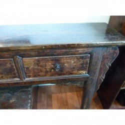 Antique Chinese Elm Altar Table with Drawers - M-017