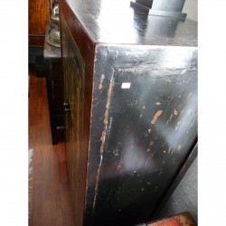 Antiker chinesischer Schrank mit farbiger Dekoration - M-013