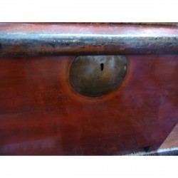 Antike chinesische Truhe aus Ulme mit schöner Patina - M-012