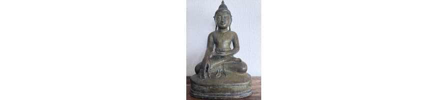 Originale antikke Bronze Buddhaer | Myanmar Antik