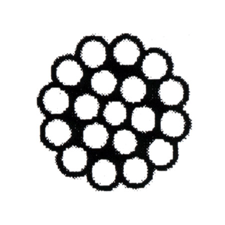 Stålwire 1x19 AISI 316 - 2