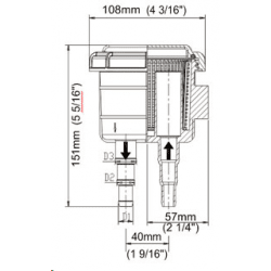 Søvandsfilter - 2 størrelser - 3
