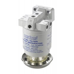 VETUS water separator/fuel filter, single, 10 micron, max. 190 l/h