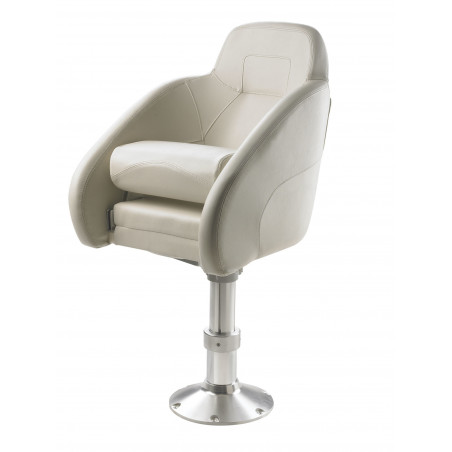 Queen, helm seat with flip-up squab