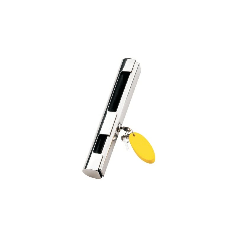 Motorlås i Rustfrit stål med nøglelås - Ny model - 1