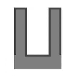 Rubber for sliding window