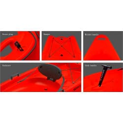 Sit-on-top-Kajak - Voksen med barn - 1