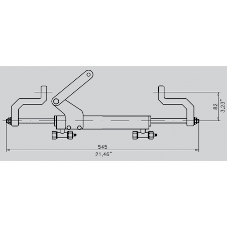 Hydraulisk Styresystem op til 80hk Udenbords Motor GF90BT - 6