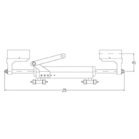 Hydraulisk Styresystem op til 150hk Udenbords Motor GF150BR - 2