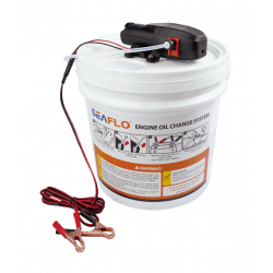 Oliepumpe til olieskift med beholder - 1