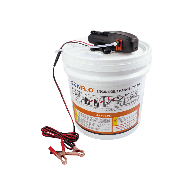 Oliepumpe til olieskift med beholder - 1