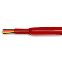 Krympeslange m/ indv. klæb rød 1m - 1