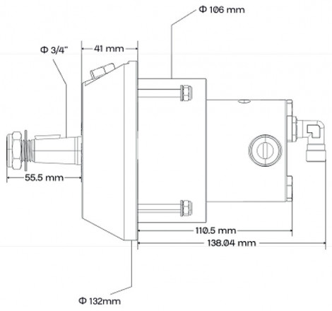 copy of Multisteer udenbords 115hk hydraulisk styring - 2