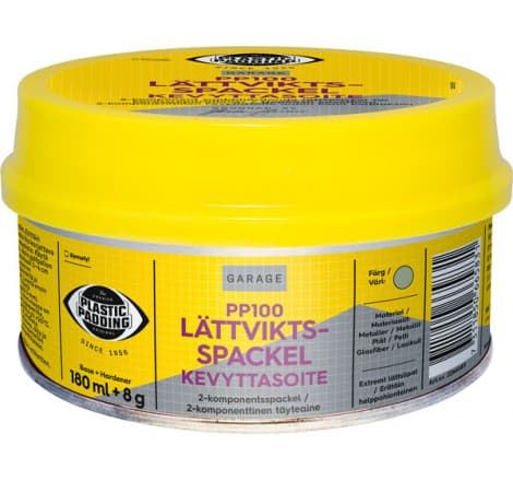 PP Letvægtsspartel PP100 dåse 180g - 1