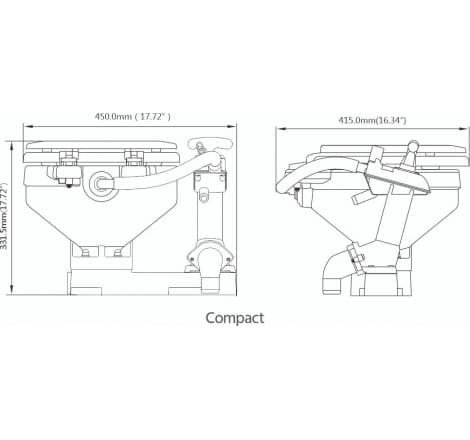 Toilet compact manuelt fra Seaflo - 1