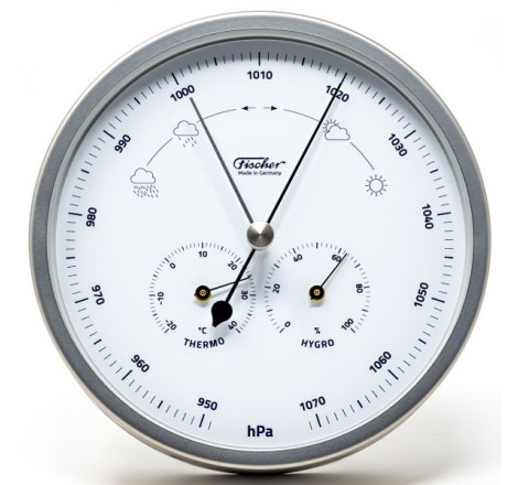 Fischer vejrstation i rustfrit stål - 1