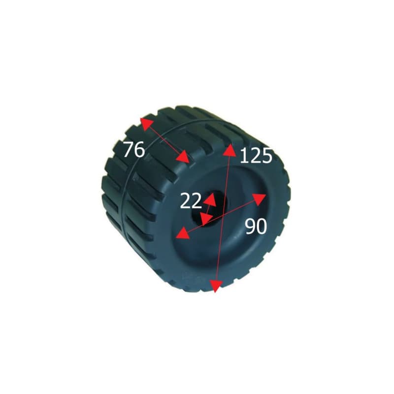 Siderulle bredde 125 mm - 2