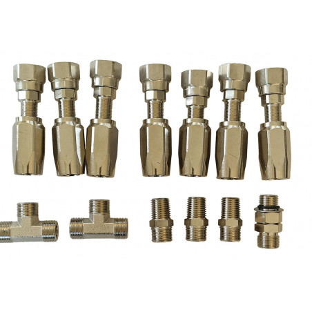 Fittings tilslut autopilot t. Mavimar hydraulisk styring (hydraulikmotor nær cylinder) - 4