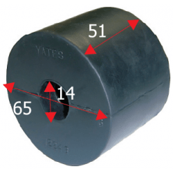 Siderulle bredde 51 mm - 1