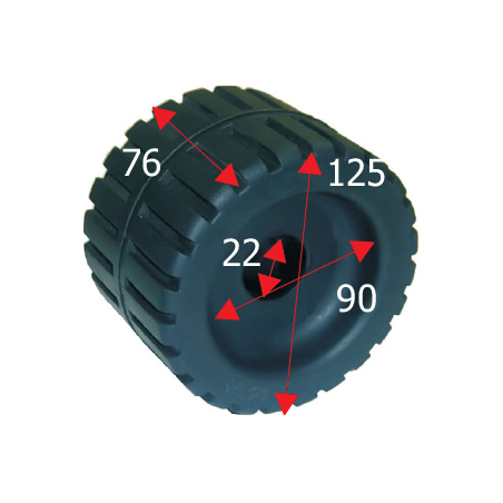 Siderulle bredde 111 mm - 1