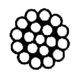 Stålwire 1x19 AISI 316 - 1