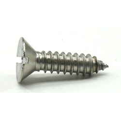 Selvskærende skrue med lige kærv Din 7972 undersænket A4 - 1