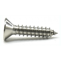 Selvskærende skrue undersænket med krydskærv Din 7982 A4 - 1