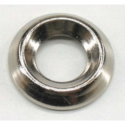 Pynteskive i forniklet messing - 1