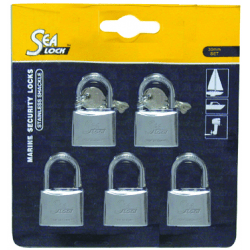 SeaLock Hængelås, 5 stk - 1