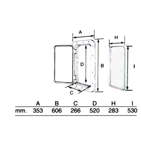 Top Line luge rektangulær - 2