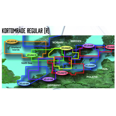 Garmin BlueChart g2 HD Vision Regular Søkort - 1