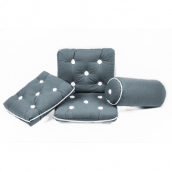 Kapokpuder, grå - 1