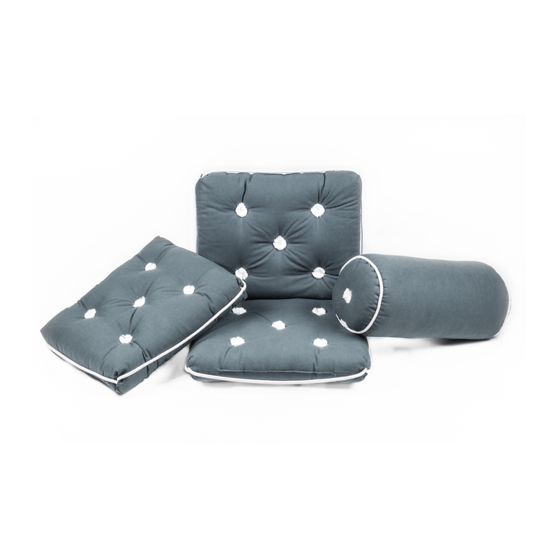 Kapokpuder, grå - 1